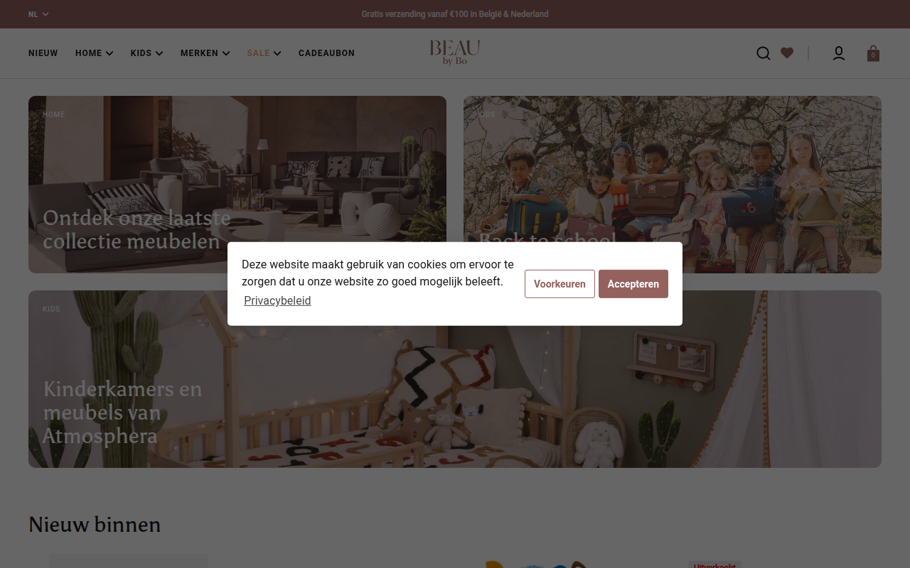 Screenshot van beaubybo.com