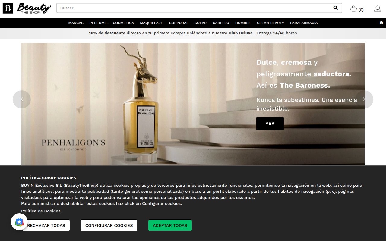 Screenshot van Beauty The Shop DE