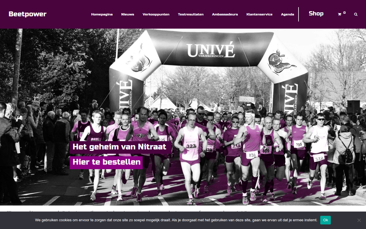 Screenshot van beetpower.nl