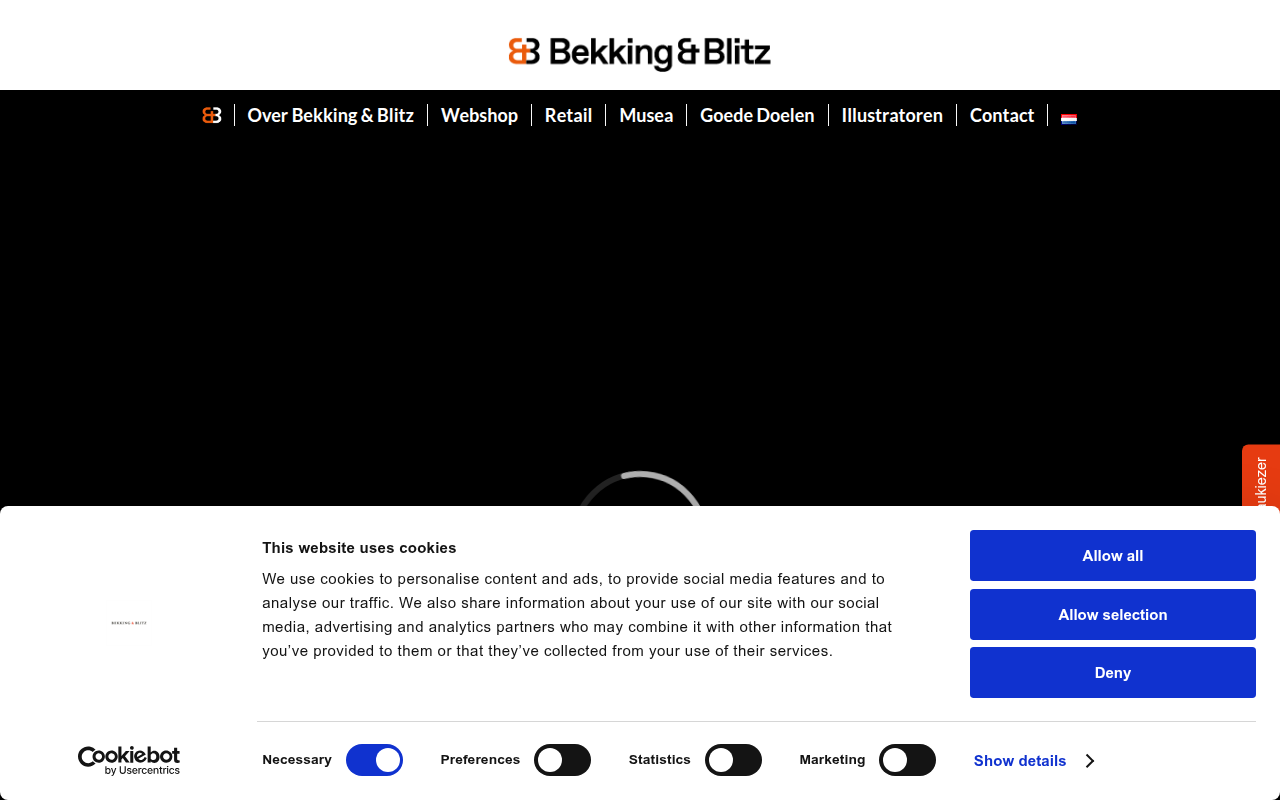 Screenshot van bekkingblitz.nl