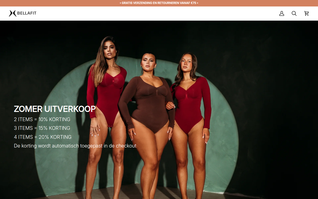 Screenshot van Hypnotic store B.V.
