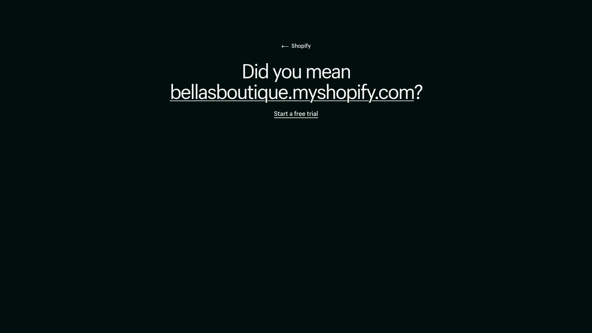 Screenshot van bellasboutique.shopify.com