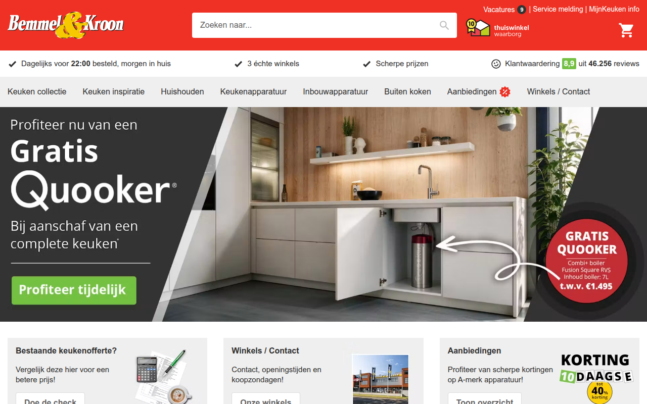 Screenshot van bemmelenkroon.nl