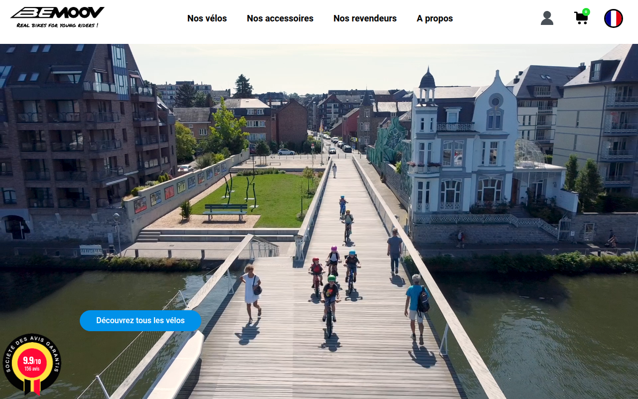 Screenshot van bemoov-bikes.com