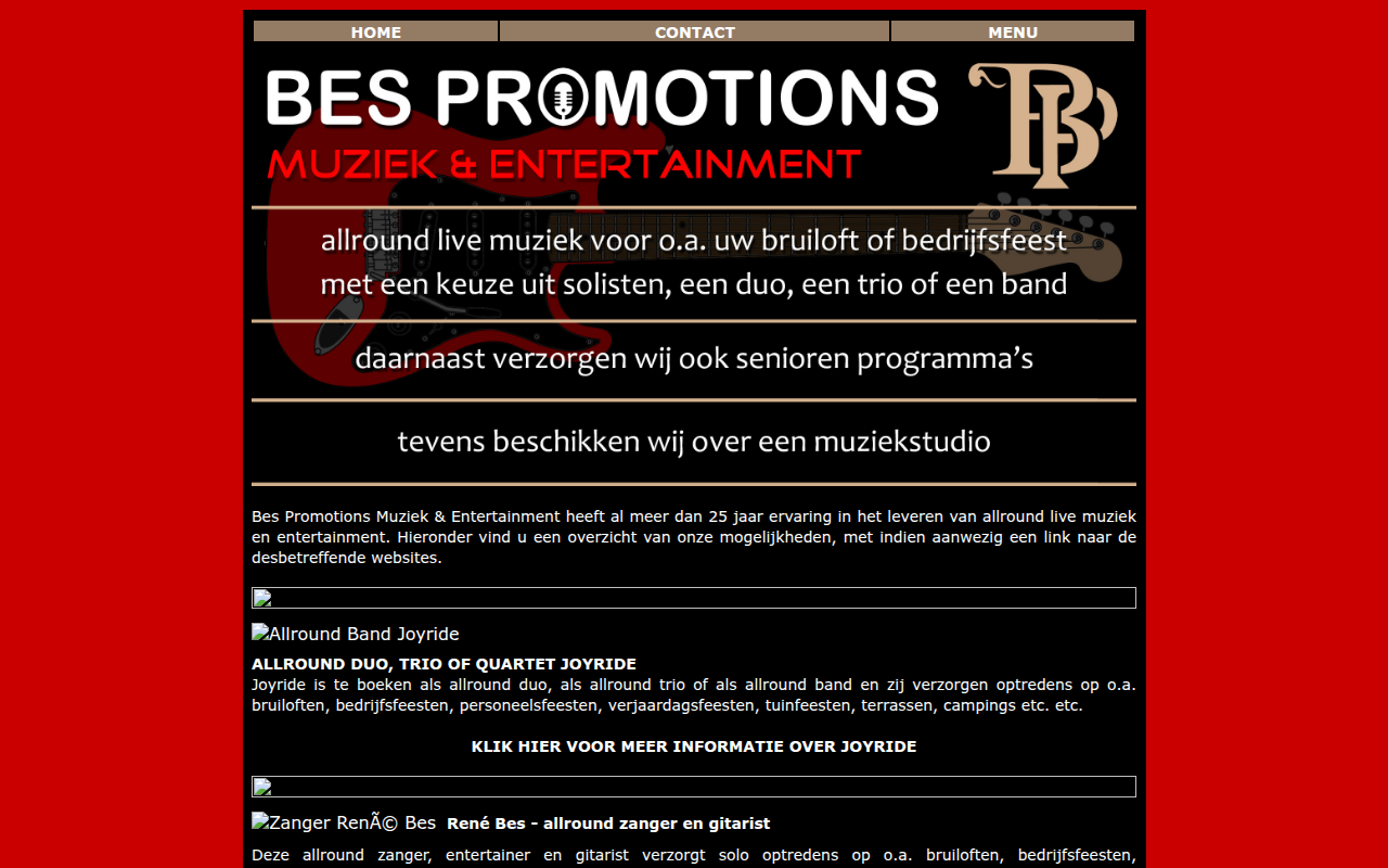 Screenshot van bespromotions.nl