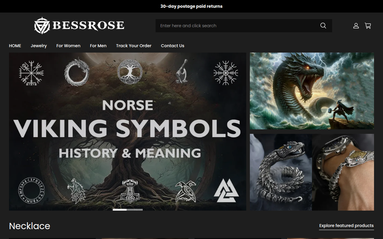 Screenshot van bessrose.com
