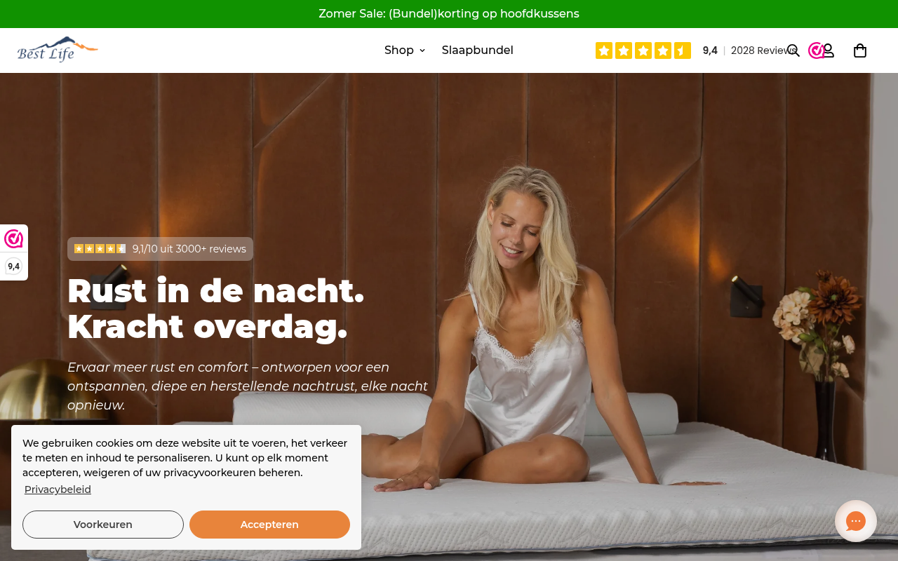 Screenshot van best-life.nl