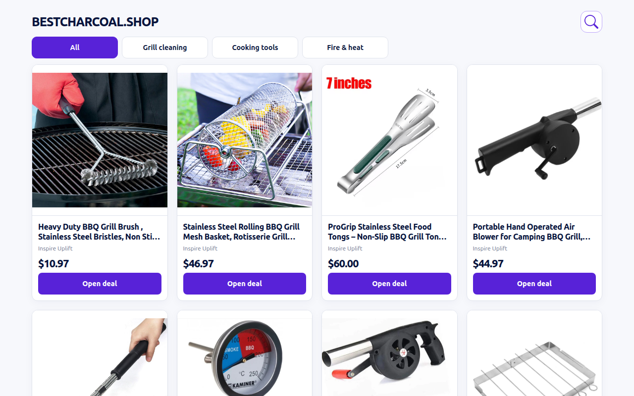 Screenshot van bestcharcoal.shop