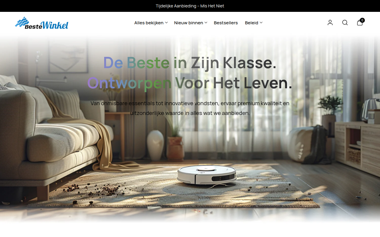 Screenshot van bestewinkel.com