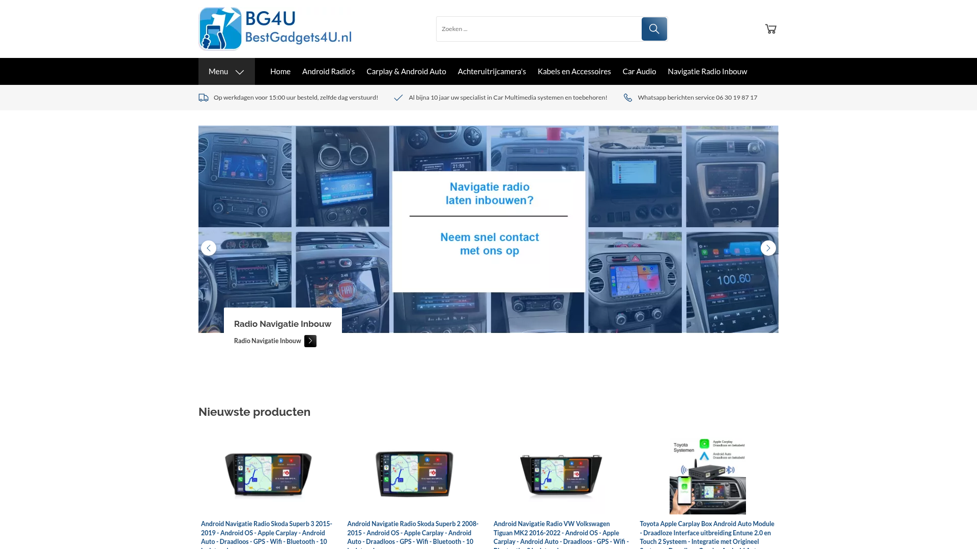 Screenshot van bestgadgets4u.nl