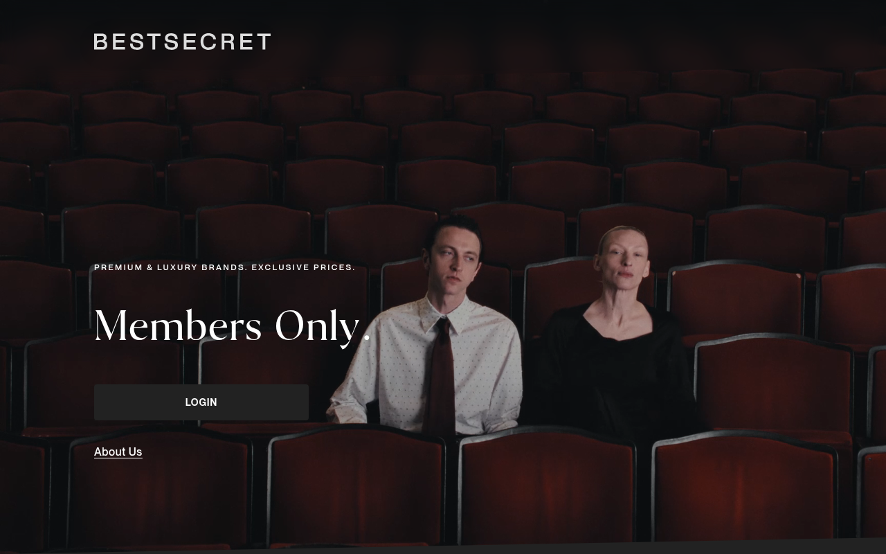 Screenshot van bestsecret.com