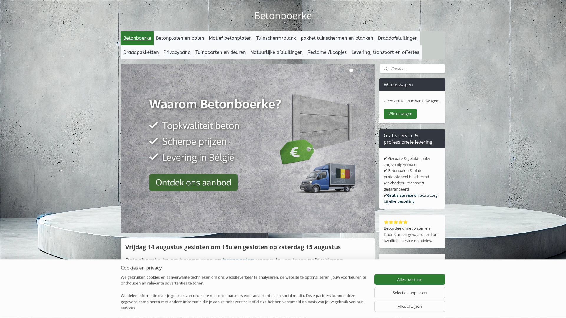 Screenshot van betonboerke.be