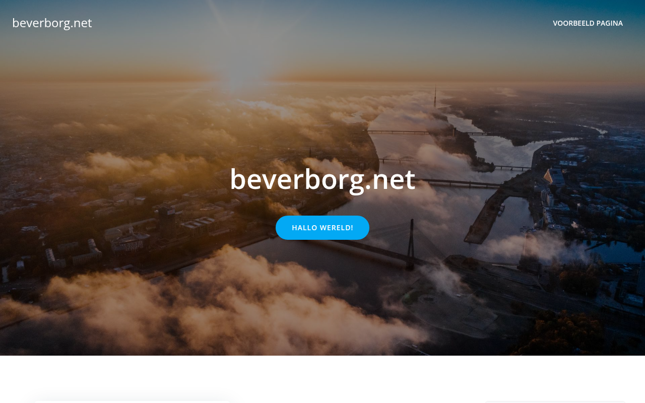 Screenshot van beverborg.net