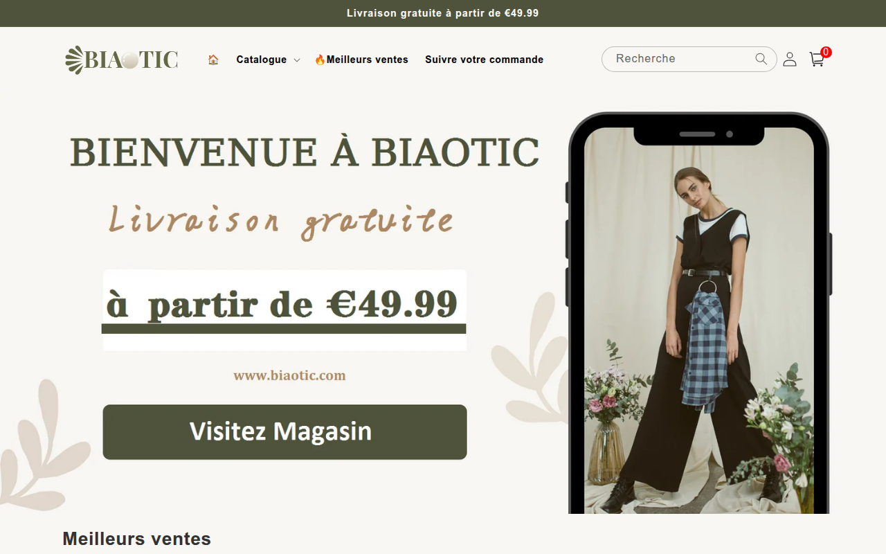 Screenshot van biaotic.com