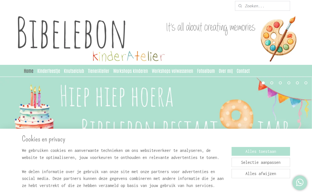 Screenshot van bibelebon.nl
