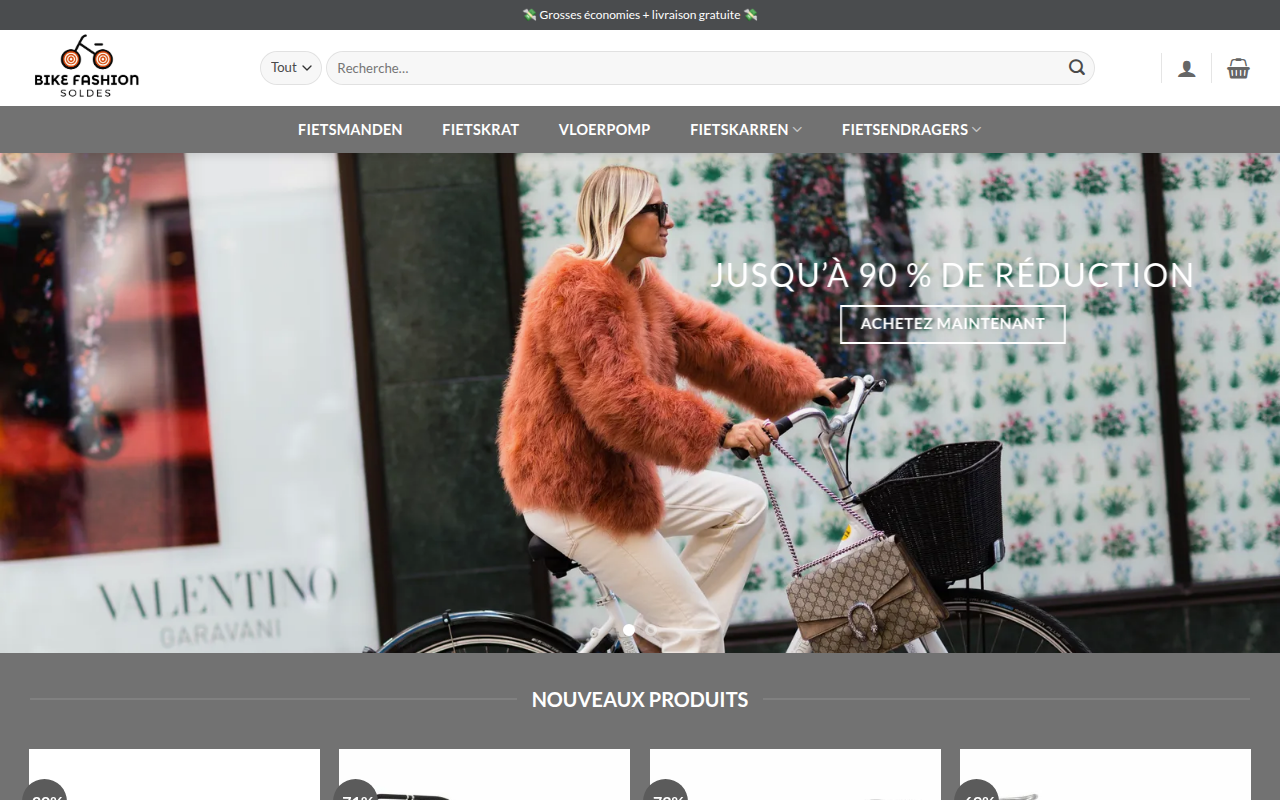 Screenshot van bicyclebasketfr.com