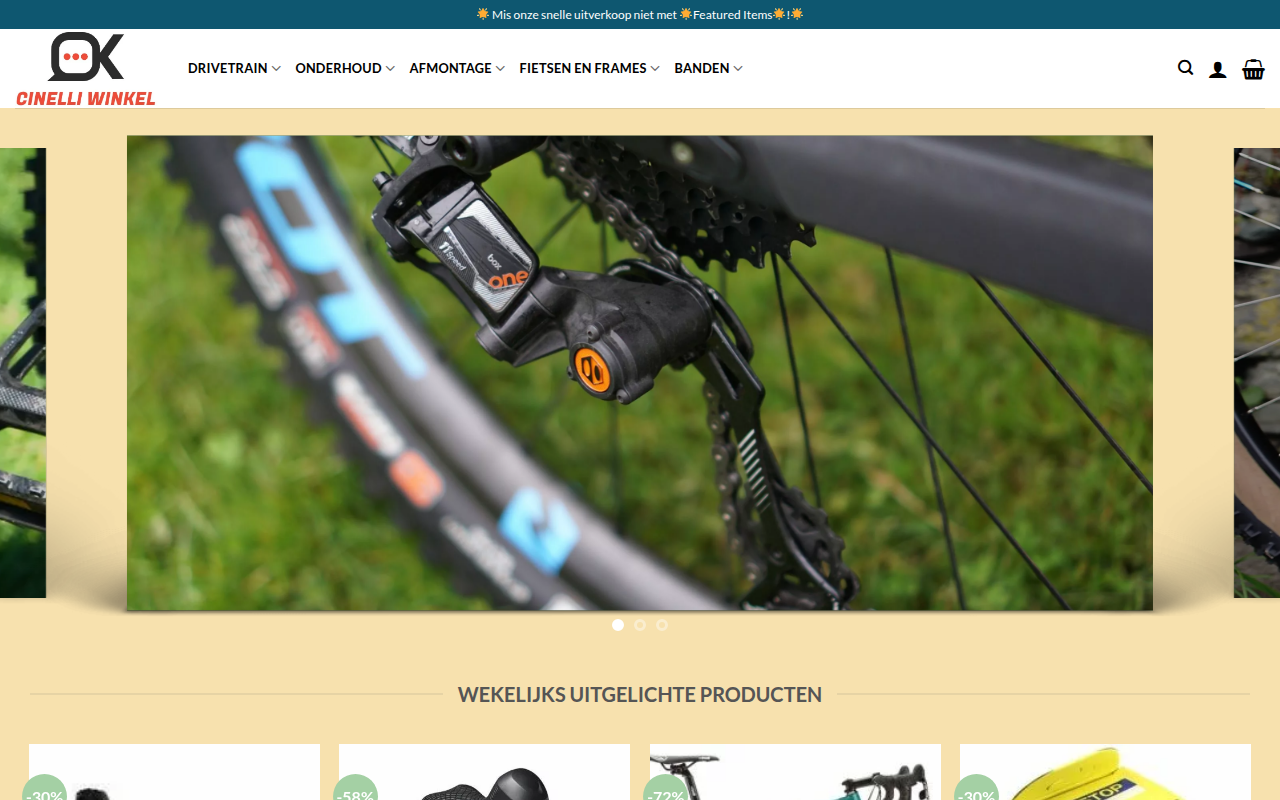 Screenshot van bicycledrivesystemnl.com