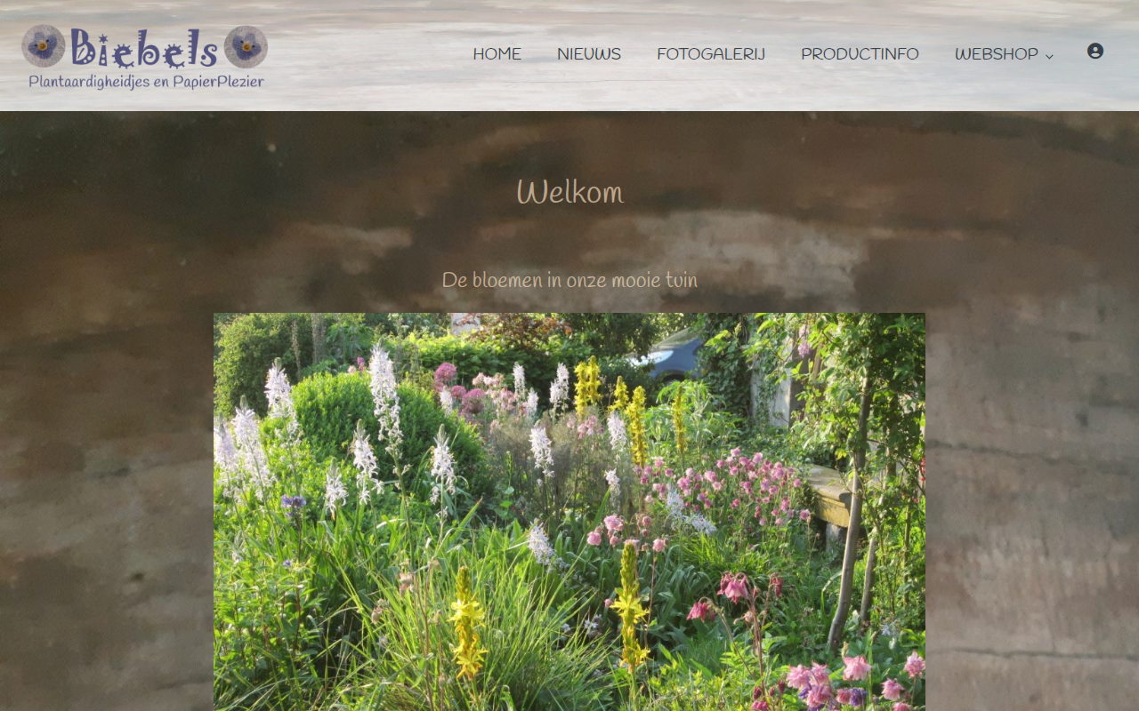 Screenshot van biebels.com