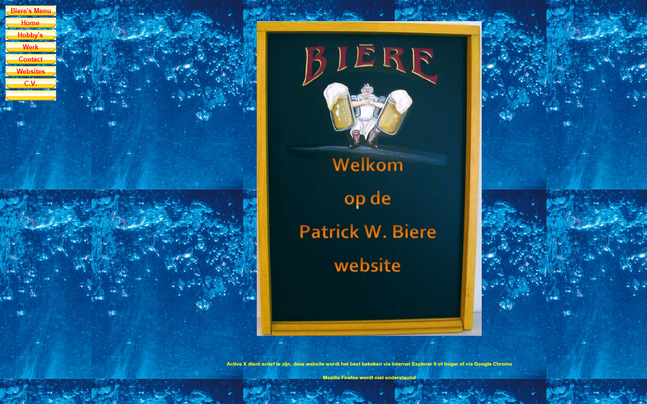 Screenshot van biere.nl