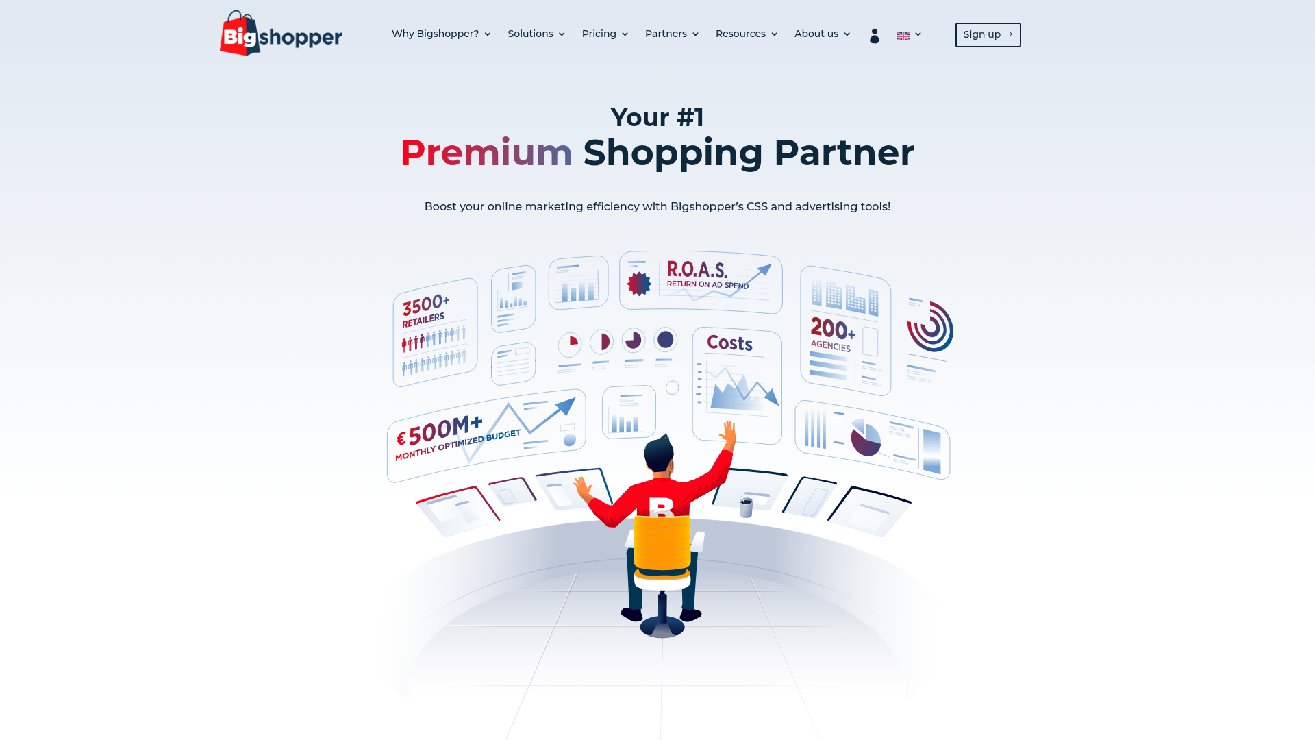 Screenshot van bigshopper.com