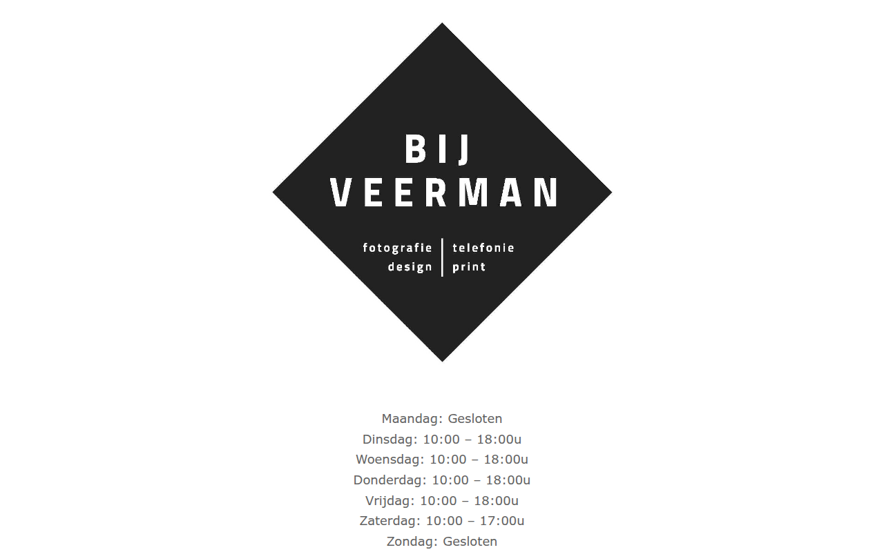 Screenshot van bijveerman.nl