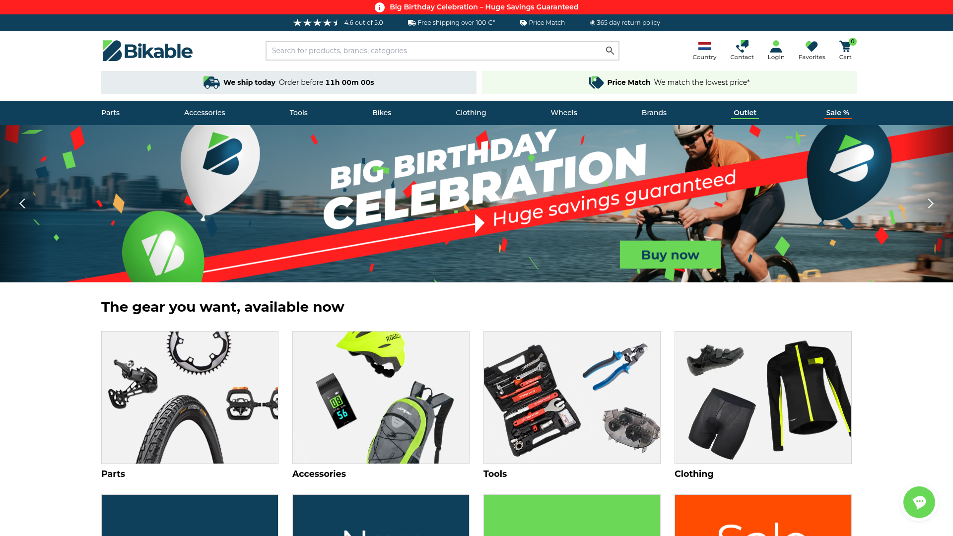 Screenshot van bikeable.com