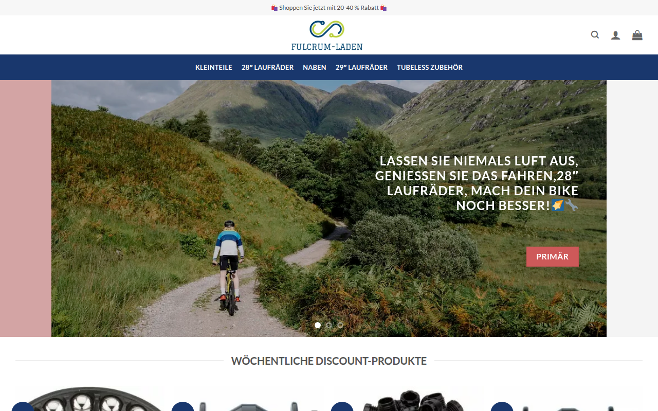 Screenshot van bikeeinnertubede.com