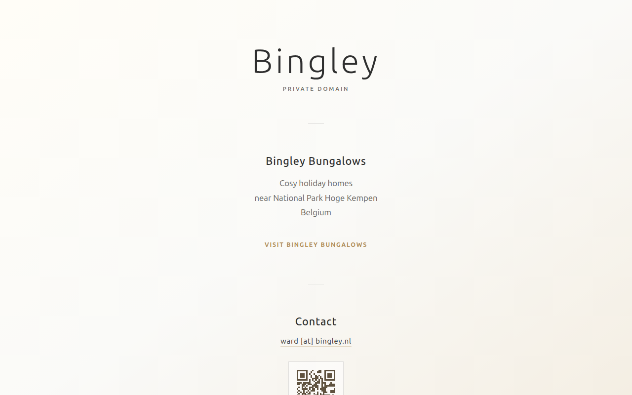 Screenshot van bingley.nl