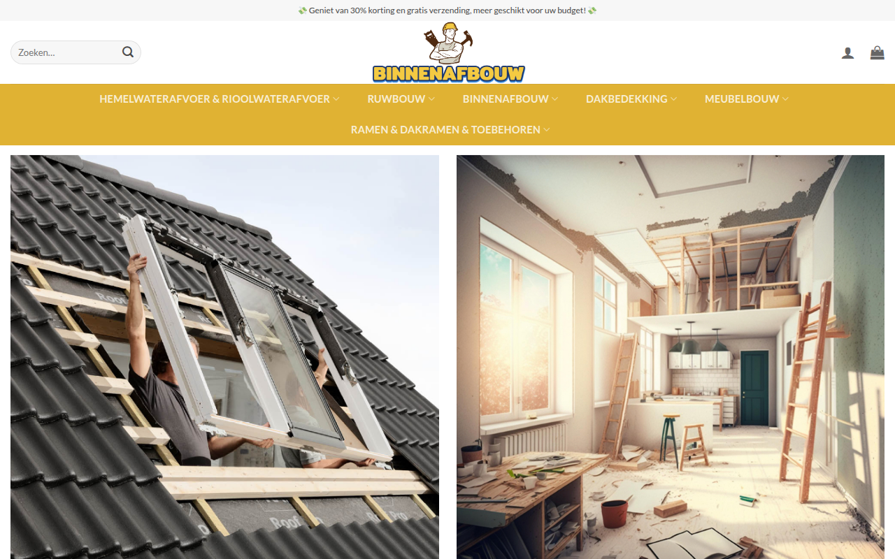 Screenshot van binnenafbouw.com