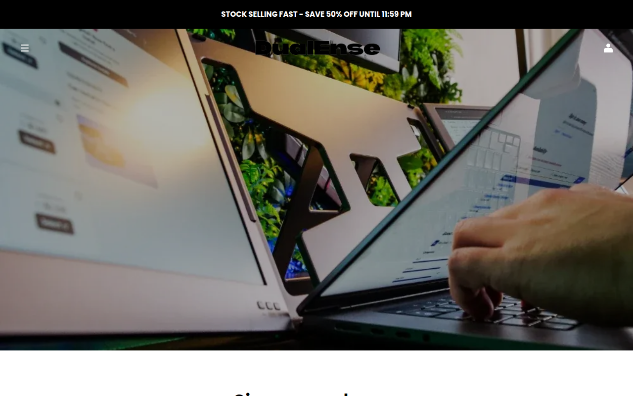 Screenshot van binouswear.com