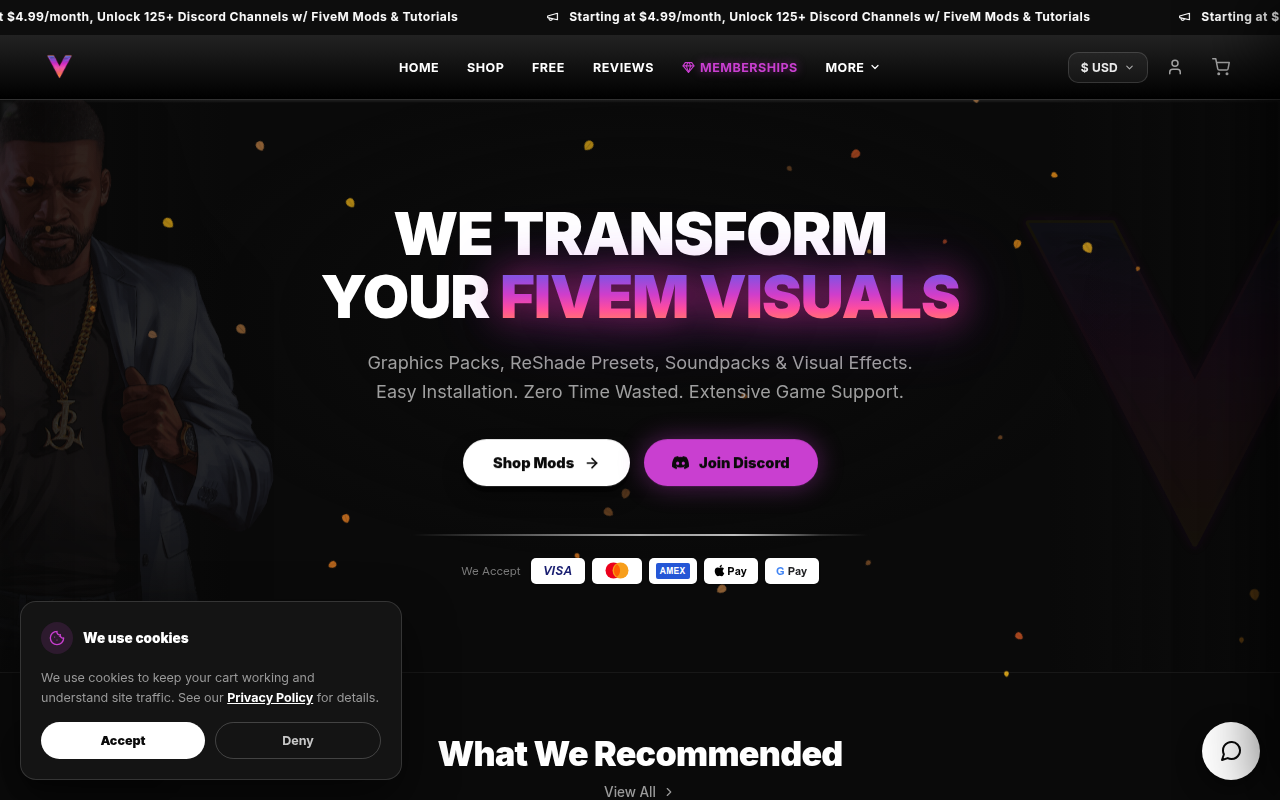 Screenshot van blackvaultmods.com