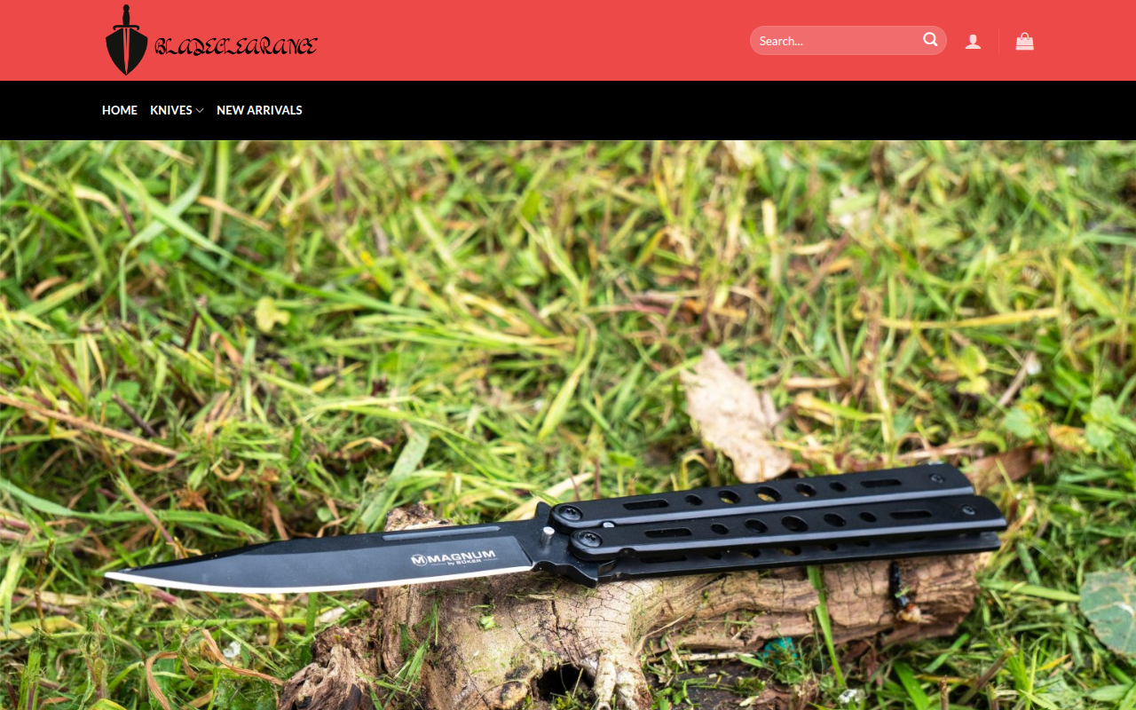 Screenshot van bladeclearance.com