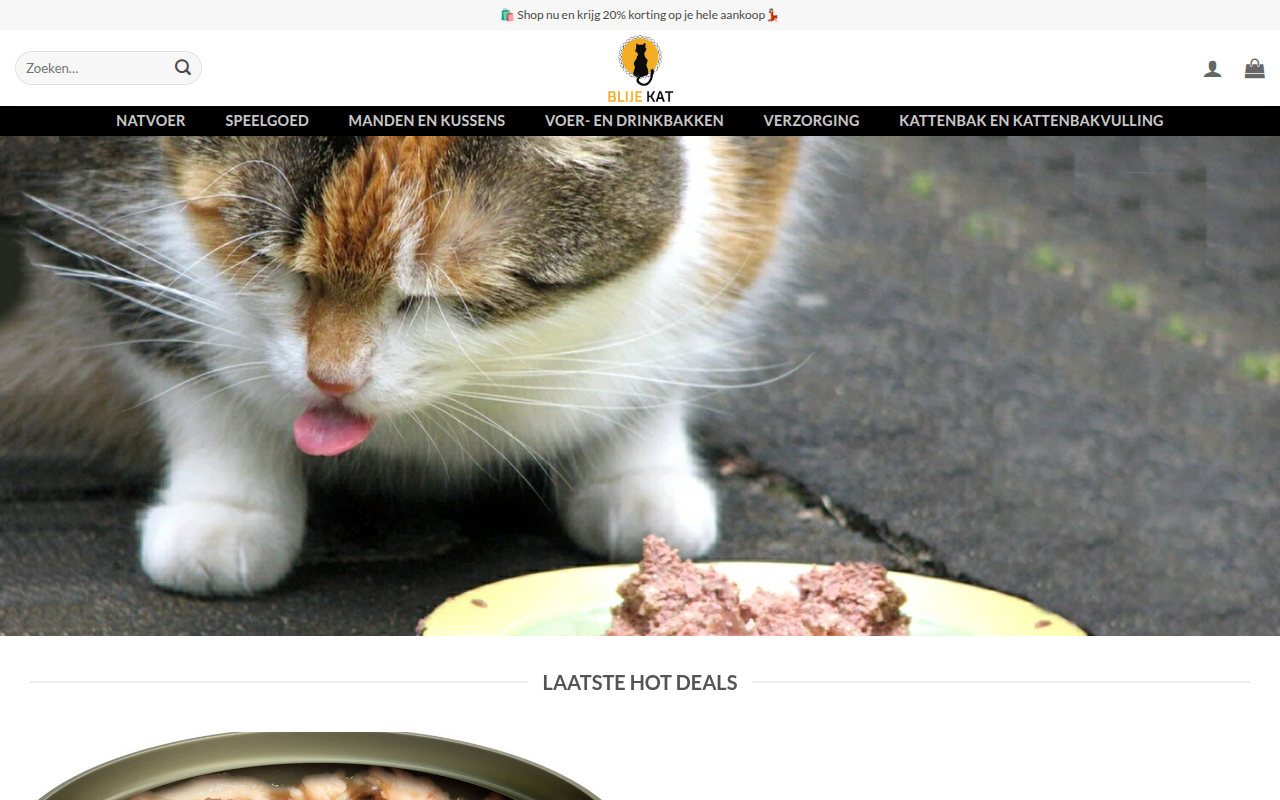 Screenshot van blijekatwinkels.com