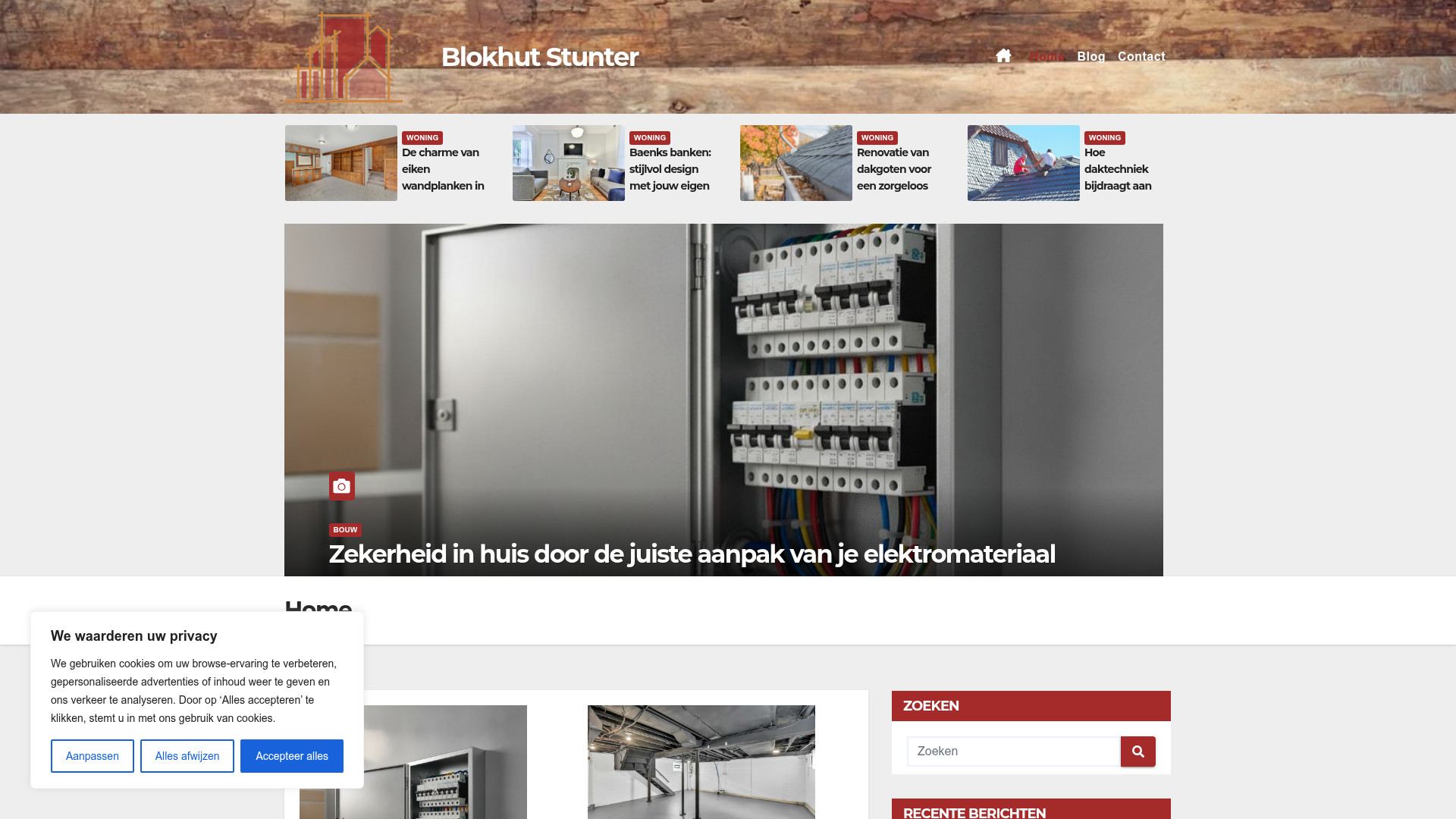Screenshot van blokhut-stunter.nl