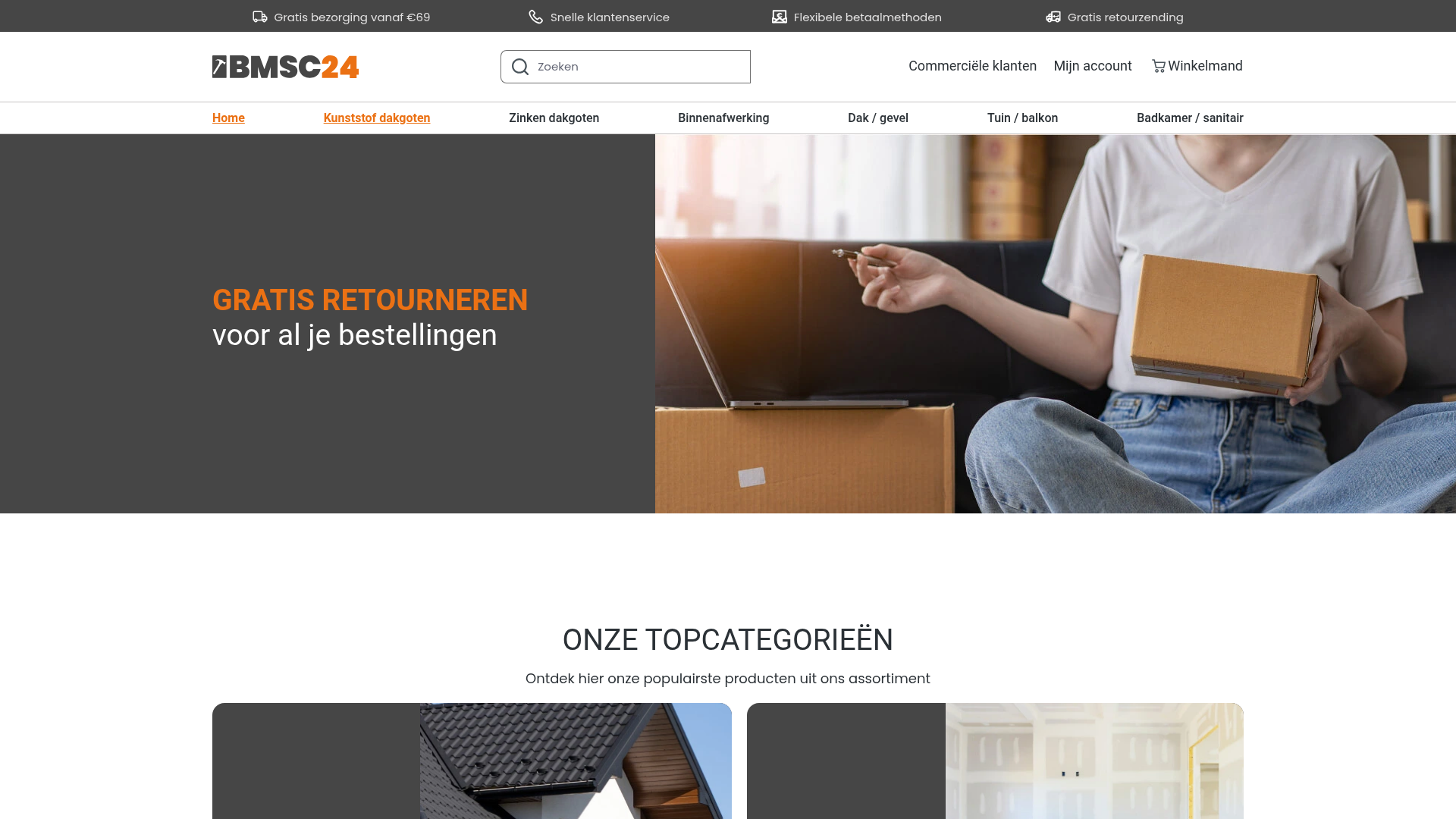 Screenshot van bmsc24.nl