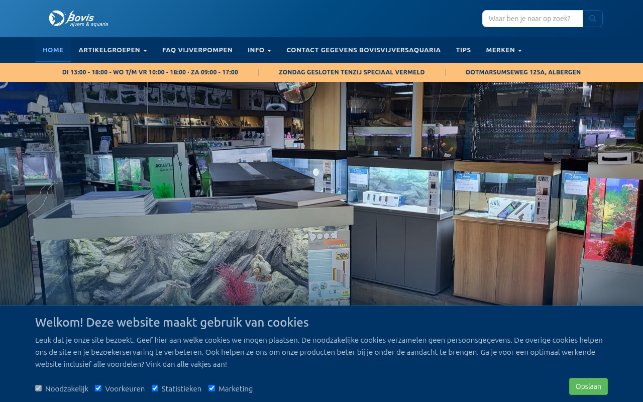 Screenshot van bo-vis.nl
