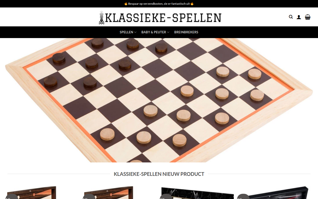 Screenshot van boardgamesverkoop.com