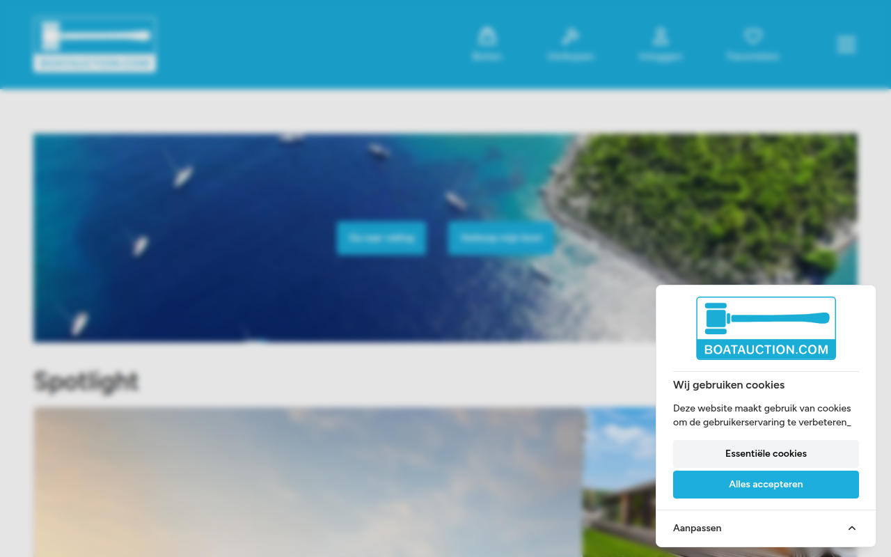 Screenshot van boatauction.com