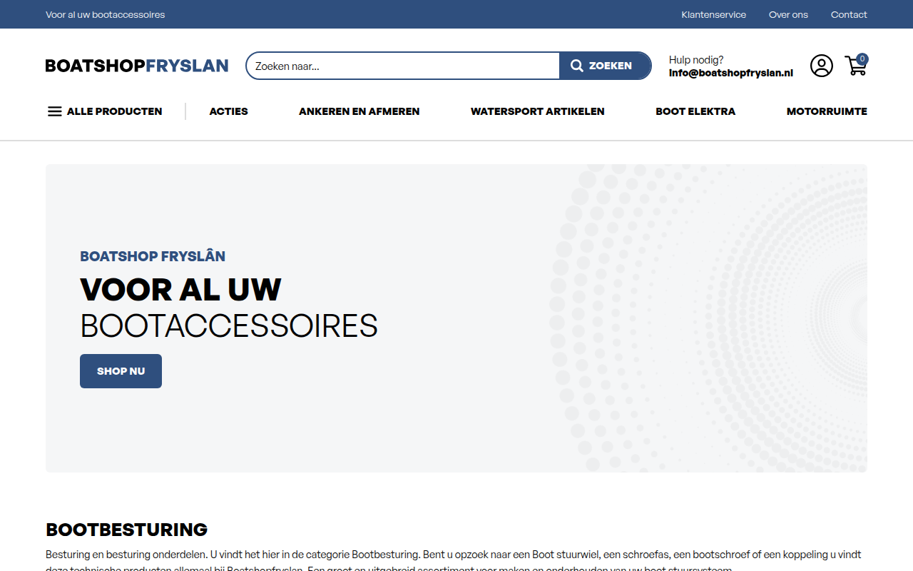 Screenshot van boatshopfryslan.nl