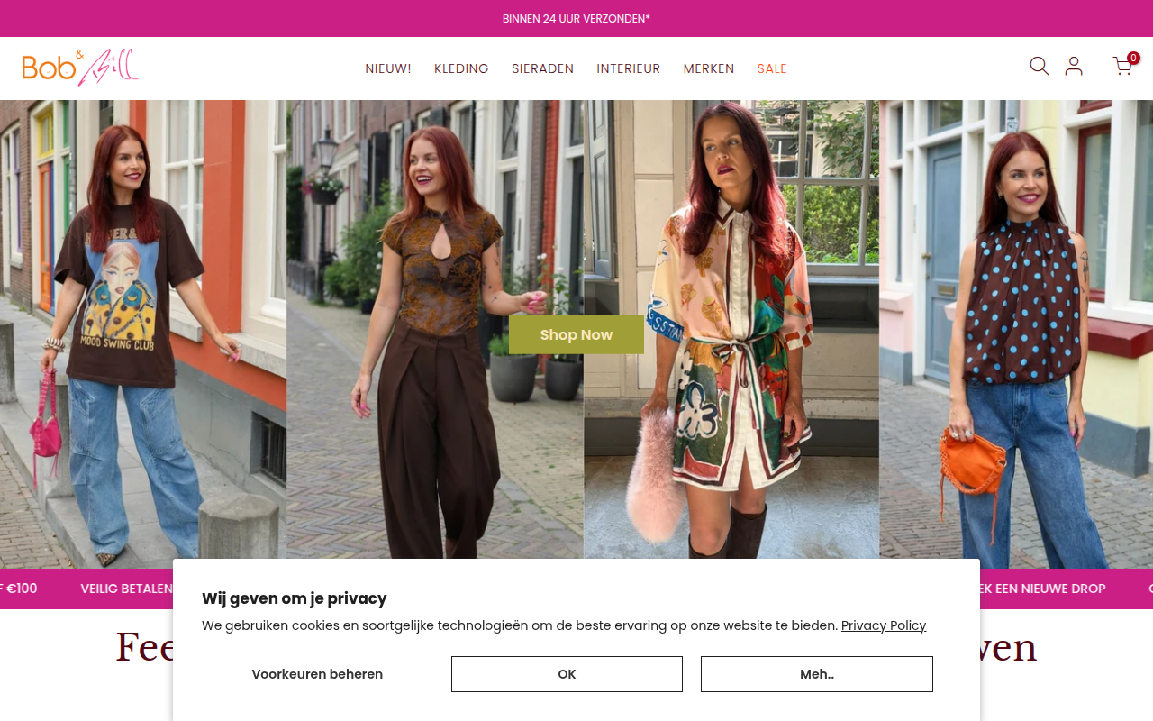 Screenshot van bobenbill.com