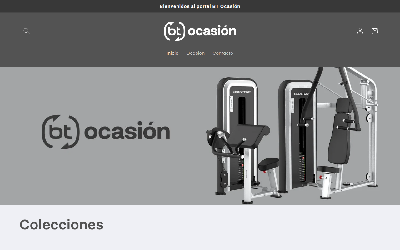 Screenshot van bodytoneocasion.com