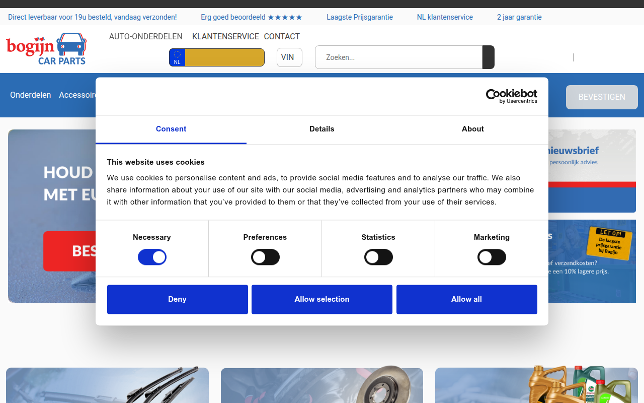 Screenshot van Bogijn BV