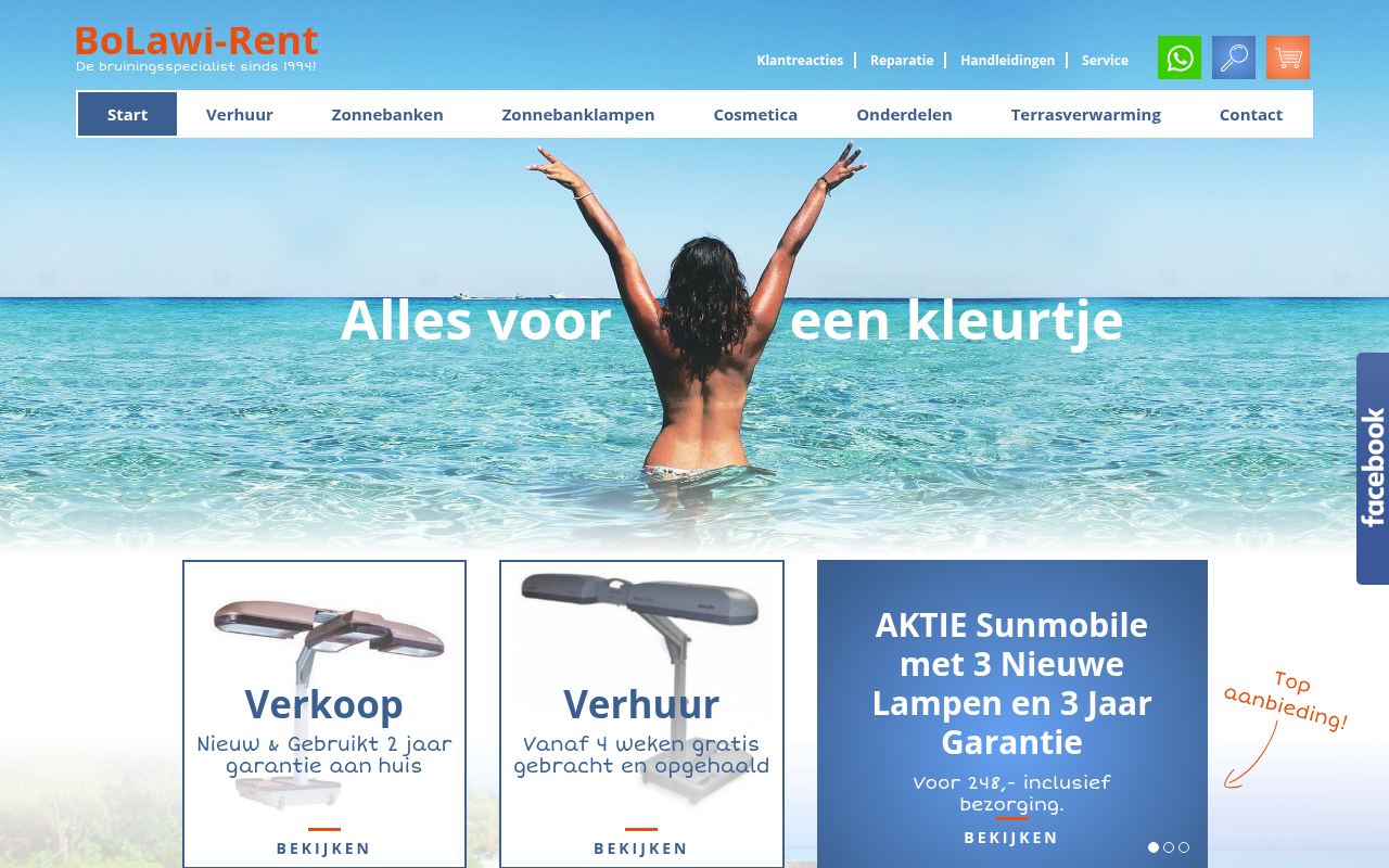 Screenshot van bolawi-rent.nl