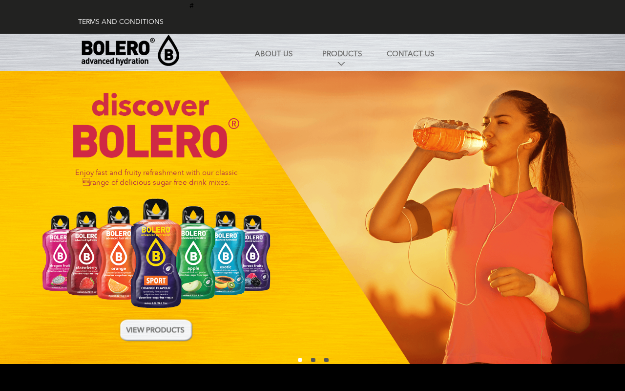 Screenshot van bolero.com