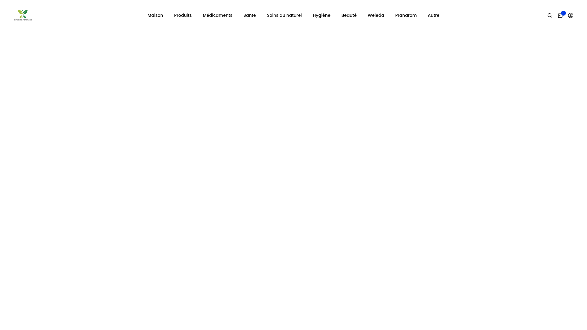 Screenshot van boncoeurpharmacie.com