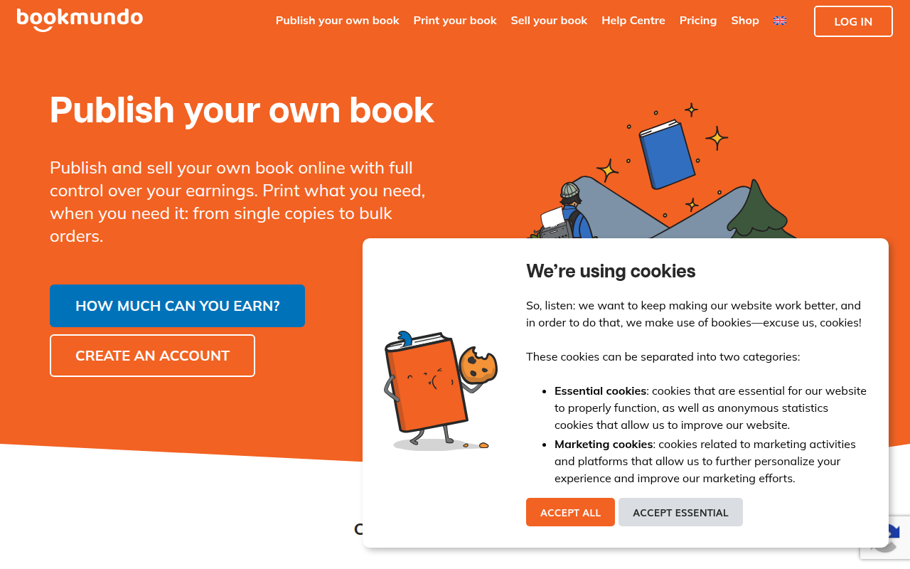 Screenshot van bookmundo.com