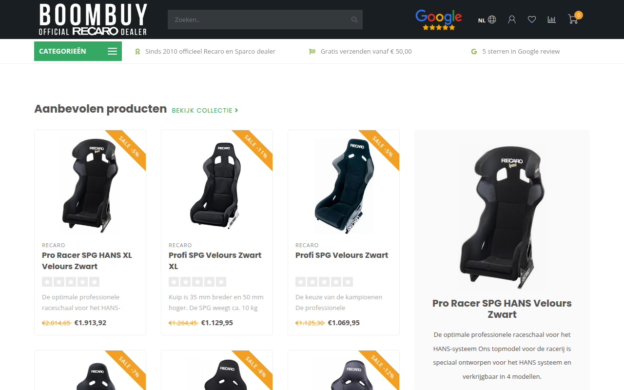 Screenshot van boombuy.nl