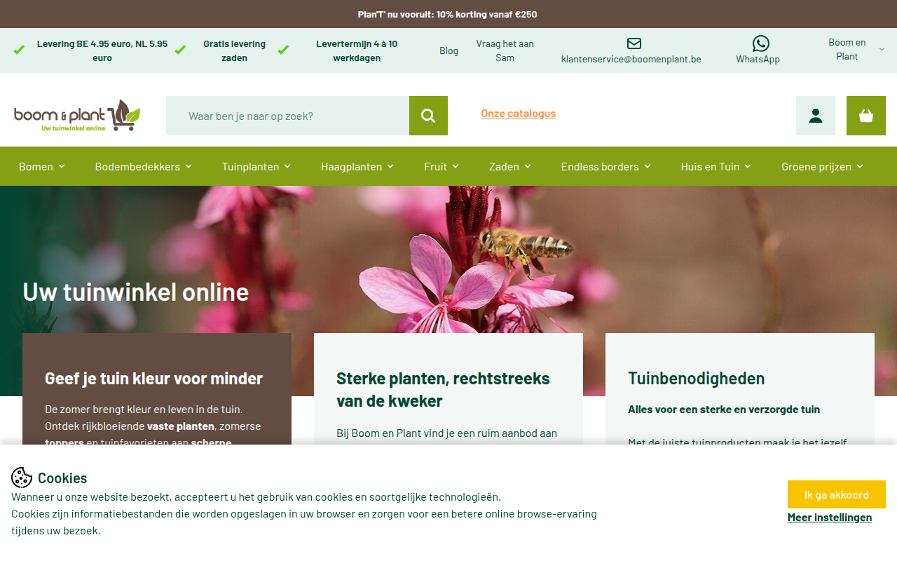 Screenshot van boomenplant.be