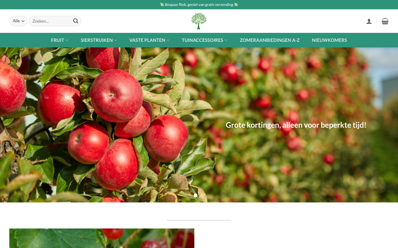Screenshot van boomtuin.com