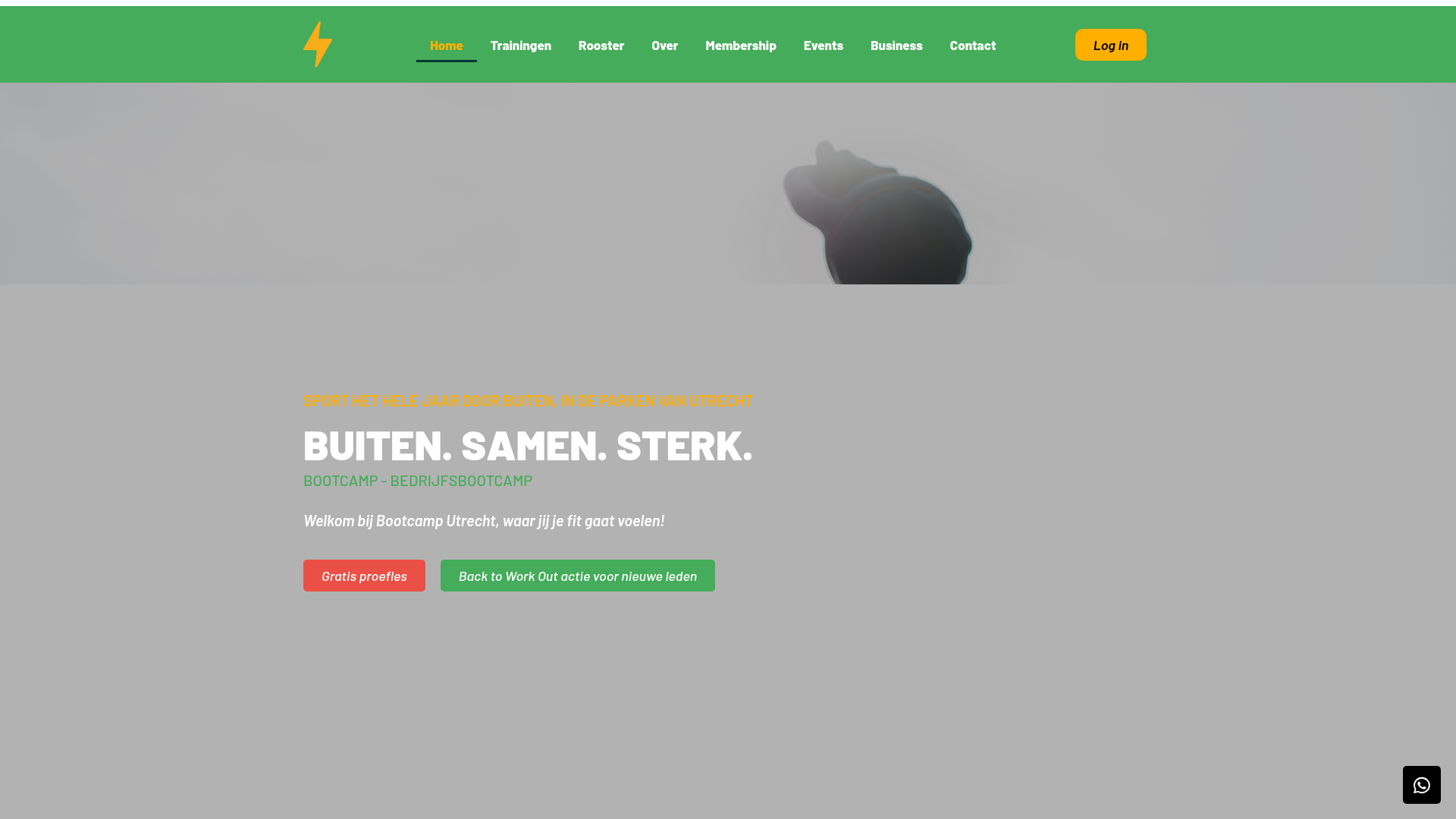 Screenshot van bootcamputrecht.nl